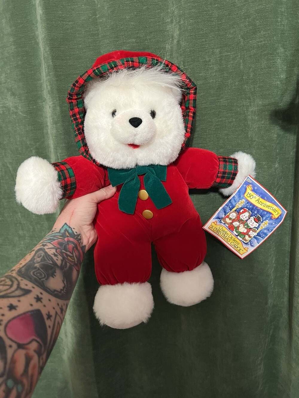 Kmart 150th Anniversary Charles Dickens A Christmas Carol Plush Bear